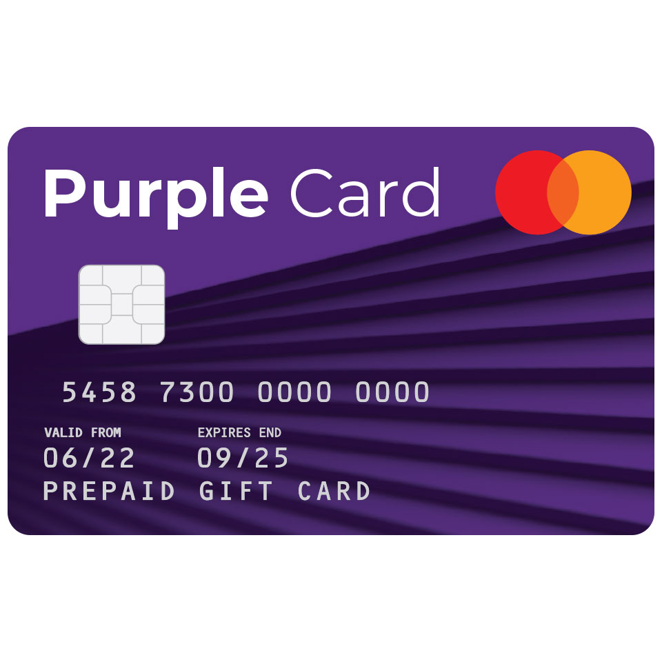 purple card where to spend